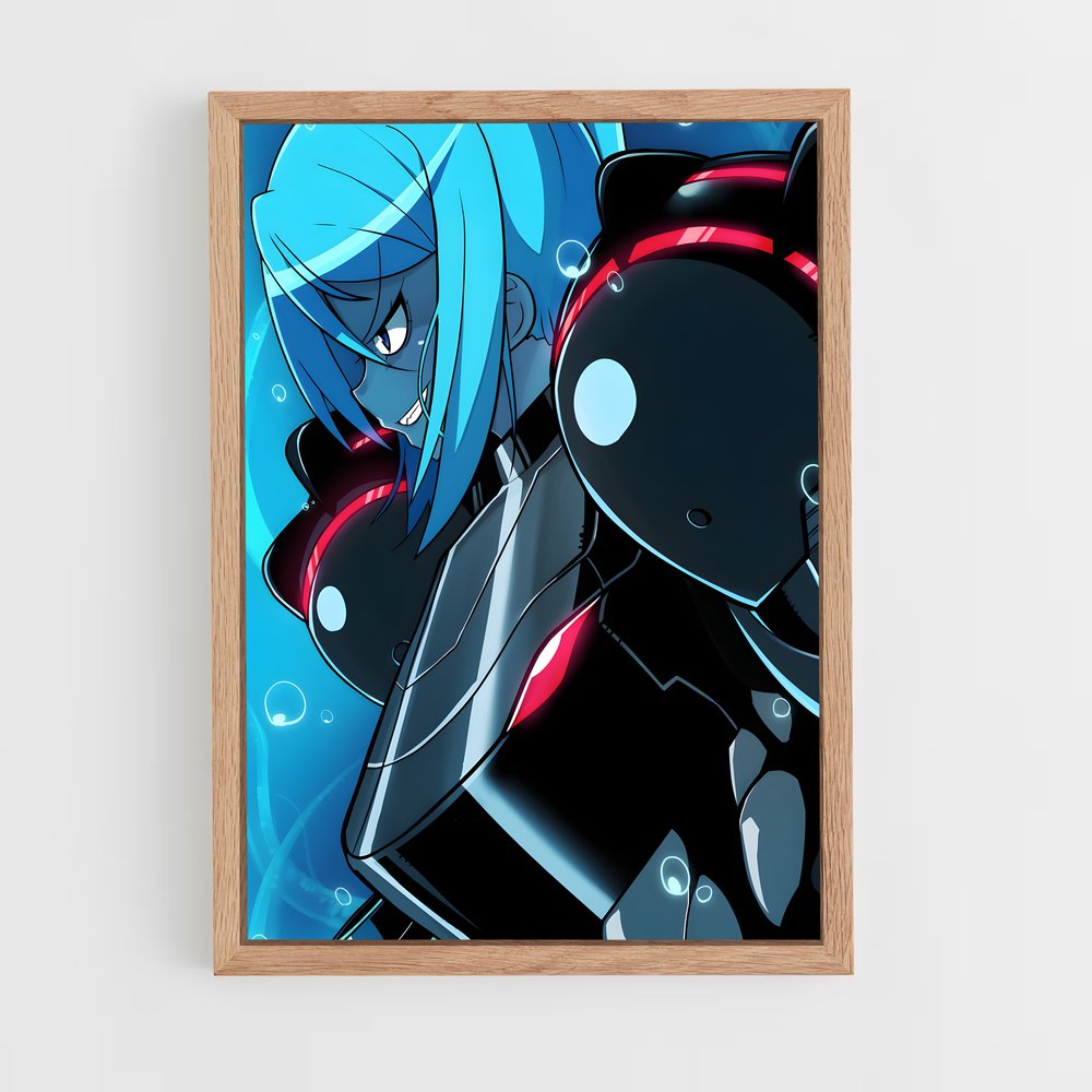 Poster Samus Noir – affiche Metroid (vue 4)